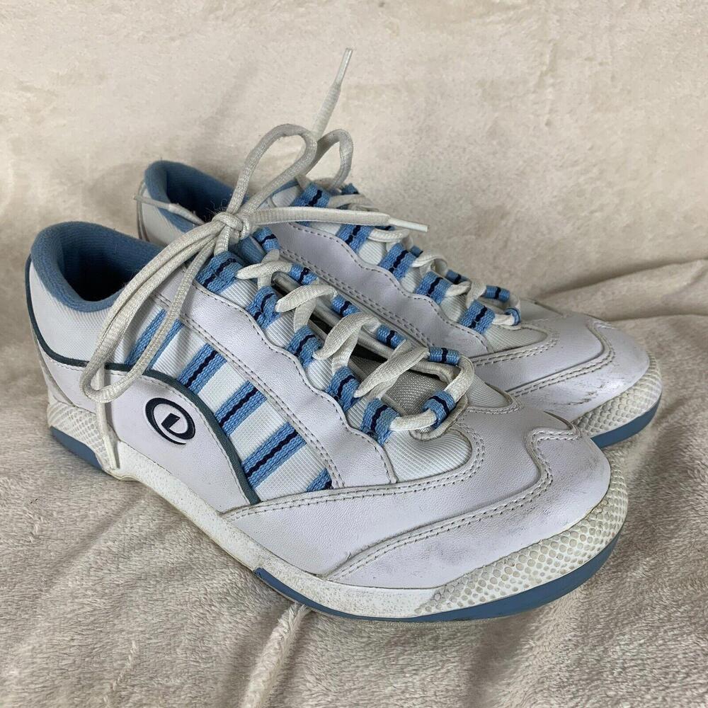 Dexter Womens Size 8 M Andrea B934-8 White Blue Bowling Shoes